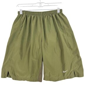 Nike Phenom Running Shorts Men Small Green Lined Dri-FIT Running 25x8 573859-327